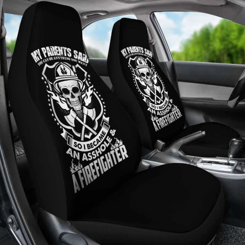 So I Became A Firefighter Car Seat Covers Amazing Gift