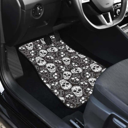 Set Of Pcs Sugar Skull Car Mats