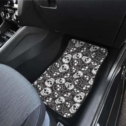 Set Of Pcs Sugar Skull Car Mats