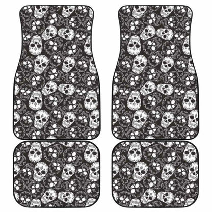 Set Of Pcs Sugar Skull Car Mats