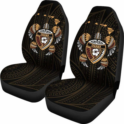 Hawaii Kakau Polynesian Turtle Map Car Seat Covers - New -