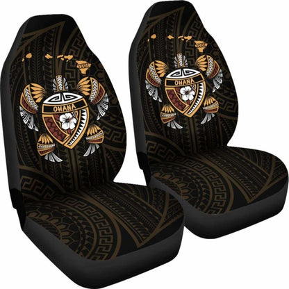Hawaii Kakau Polynesian Turtle Map Car Seat Covers - New -