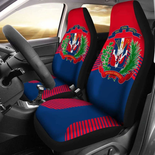Dominican Republic Coat Of Arms Car Seat Covers Awesome