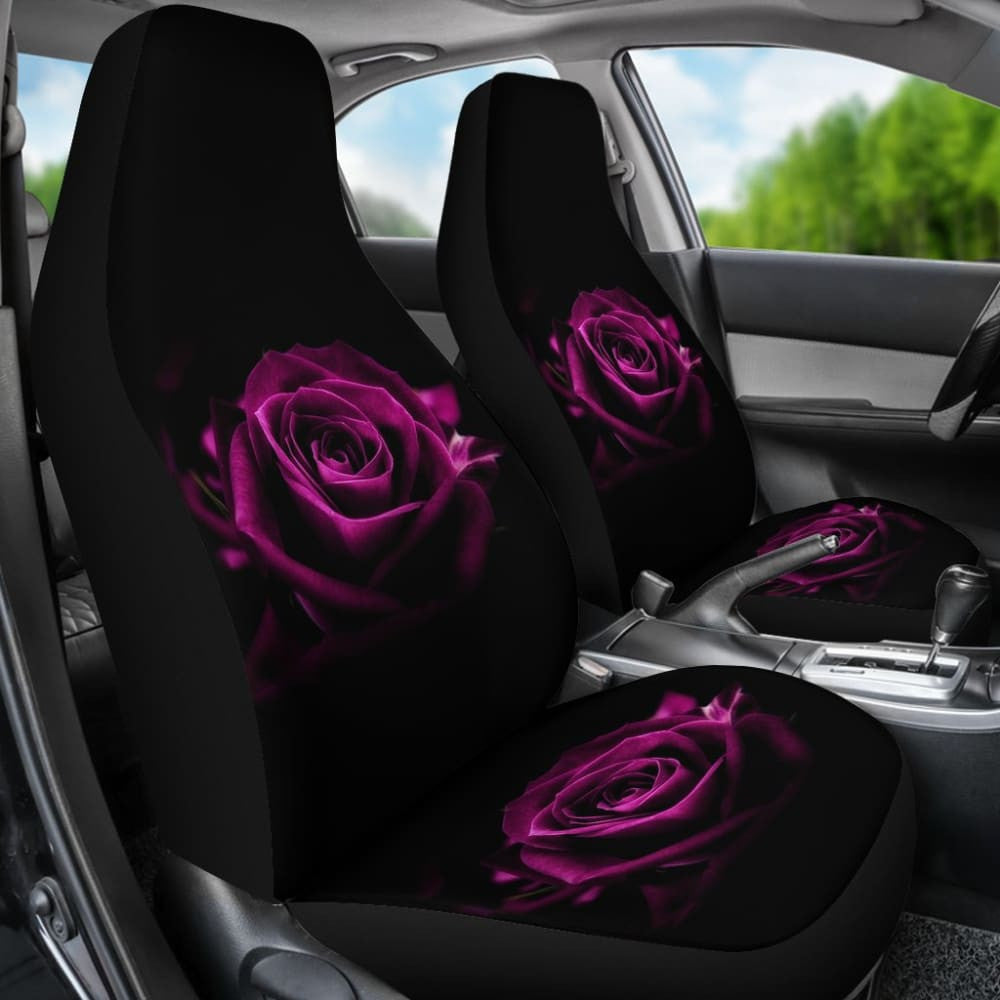 Most Beautiful Purple Roses Car Seat Covers