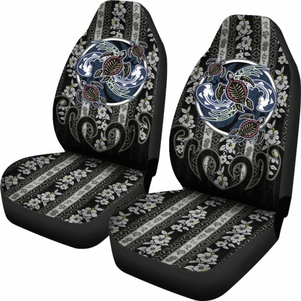 Hawaii Car Seat Covers - Turtle Hibiscus Pattern - Amazing
