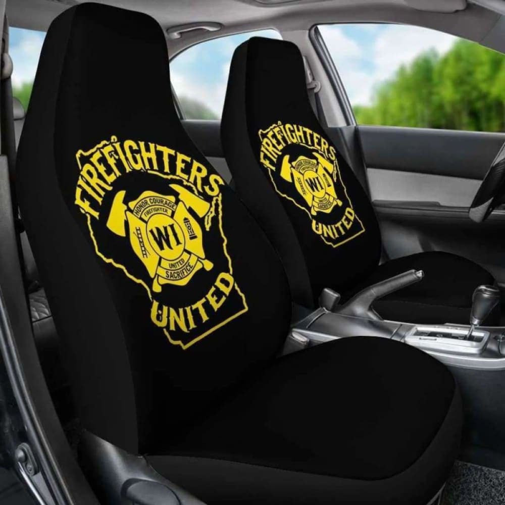 Wisconsin Firefighters United Car Seat Covers