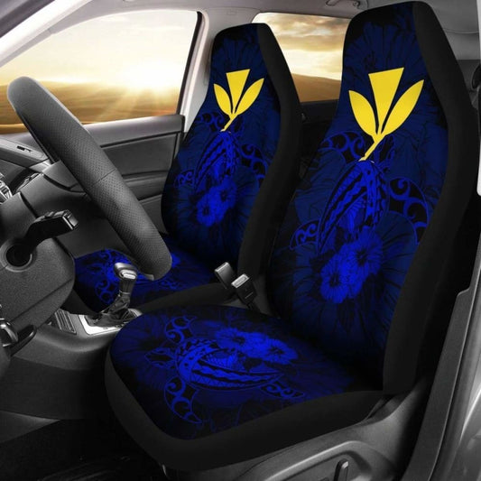 Hawaii Hibiscus Car Seat Cover - Harold Turtle - Blue - New