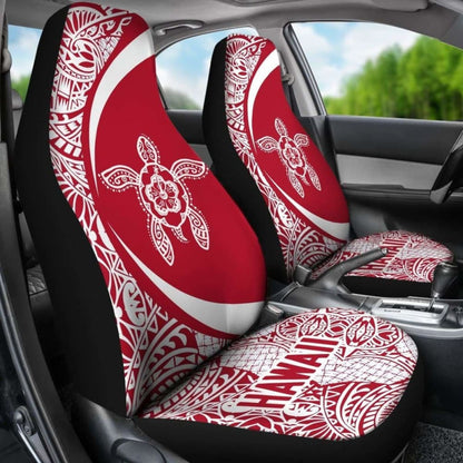 Hawaii Tribal Turtle Hibiscus Car Seat Covers New