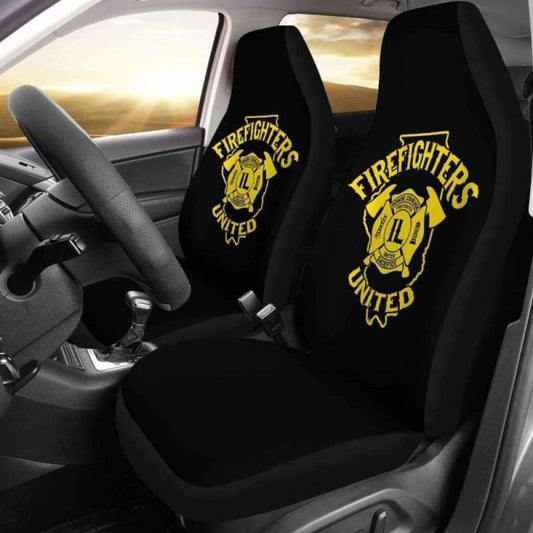 Illinois Firefighters United Car Seat Covers